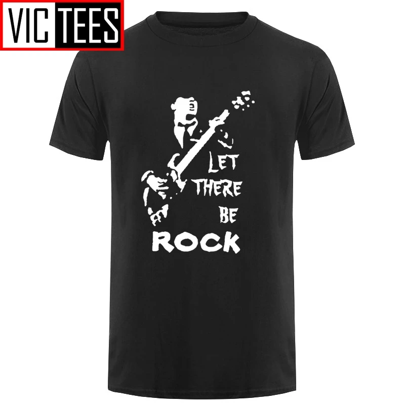 Men Ac Dc T-Shirt ACDC Tee Shirt Print T Shirt Oversized Tshirt Mens T Shirts Casual Cotton Plus