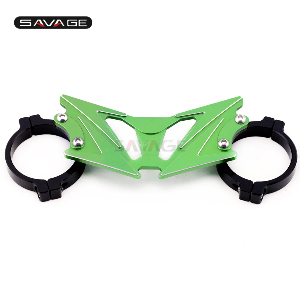 Баланс шок передняя вилка Скоба для KAWASAKI Z250 2013-, Z300 16 17 аксессуары для мотоциклов CNC алюминиевый кронштейн
