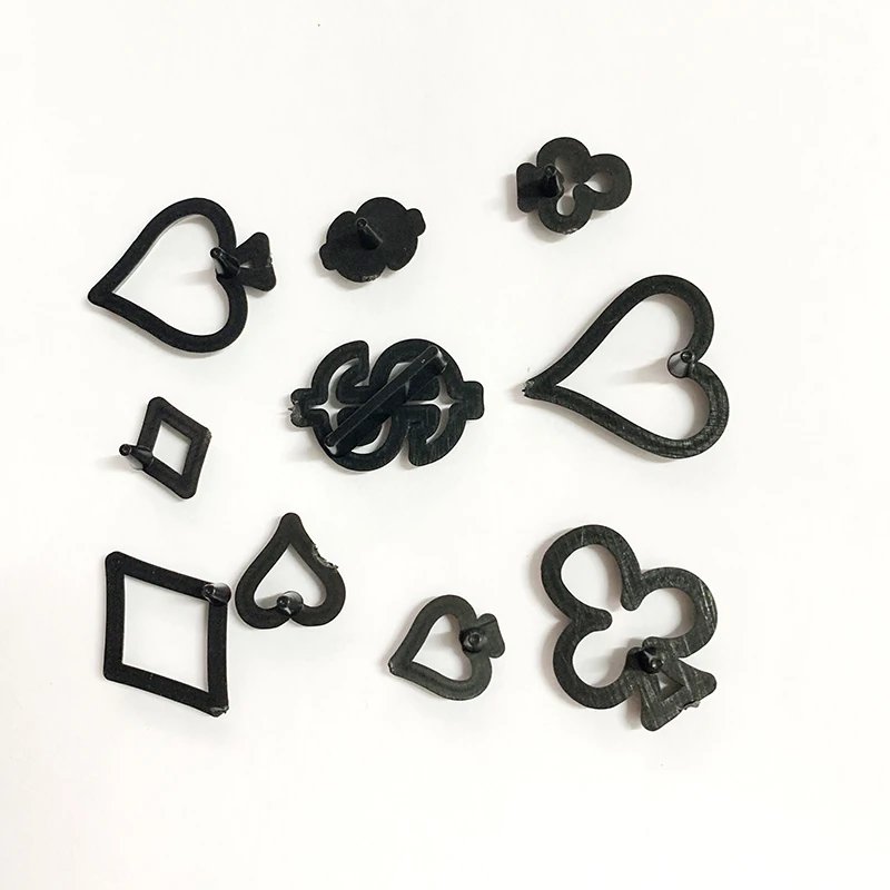 Casino Theme Cookie Cutter Plastic Pastry Mould Fondant Cutter Mold Cake Decorating Tools Poker Candy Baking Cake Stamping Mold2