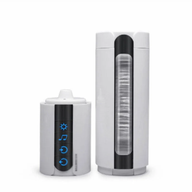  Male Masturbator Portable Soft TPE Automatic Hands Free Piston Vibration Massage Masturbation Cup V
