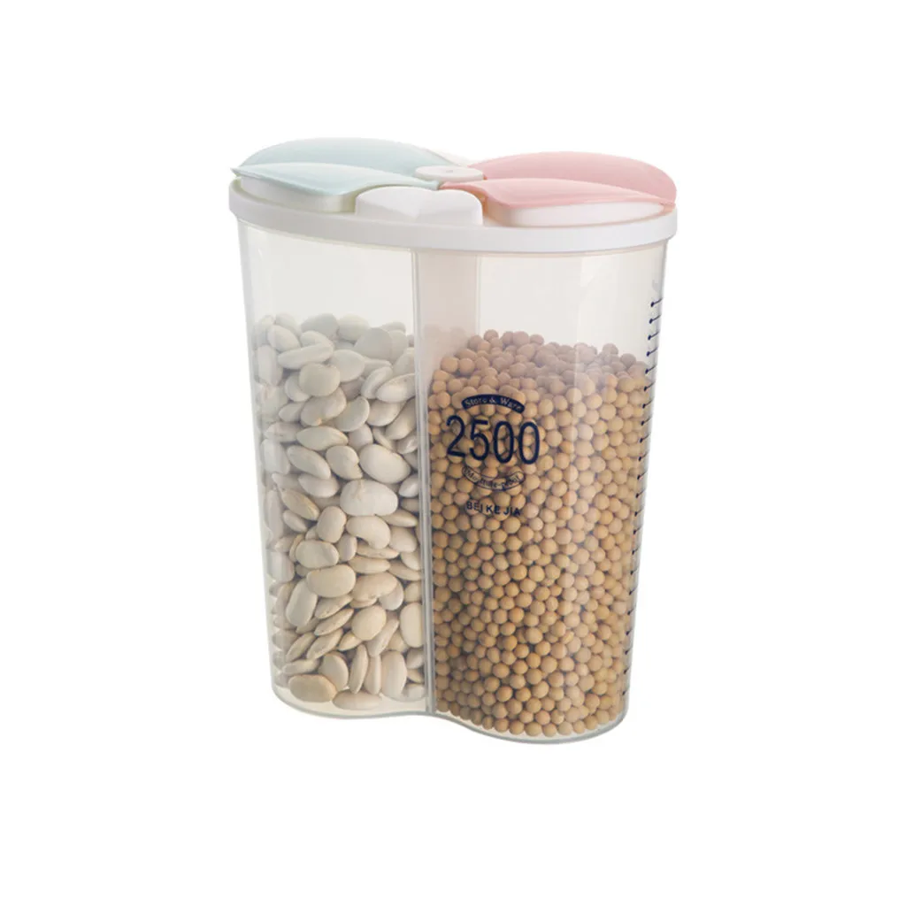 Высокое качество пластиковые запечатанные банки кухня коробка для хранения прозрачный контейнер для еды держать свежий прозрачный контейнер Лидер продаж# C - Цвет: 2s
