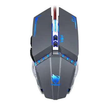 

V7 Breathing Light Macro Programming Optical 7 Buttons 3200DPI USB Gaming Mouse