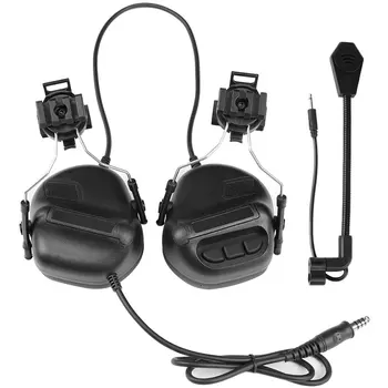 

Gaming Headset Z Tactical Soft Aviation Headset Headphone Headset for FAST Helmets and Peltor Helmet Rail Adapter Set