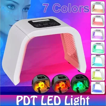 

7 Colors PDT LED Light Photon Therapy Face Neck Mask Rejuvenation Photodynamic Anti-aging Beauty Body Relaxation Salon
