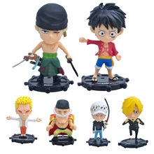 Een Stukken Gk Vinsmoke Sanji Model Action Figure Anime 8-9Cm Pvc Edward Newgate Roronoa Zoro Desktop Decoratie gift Figma