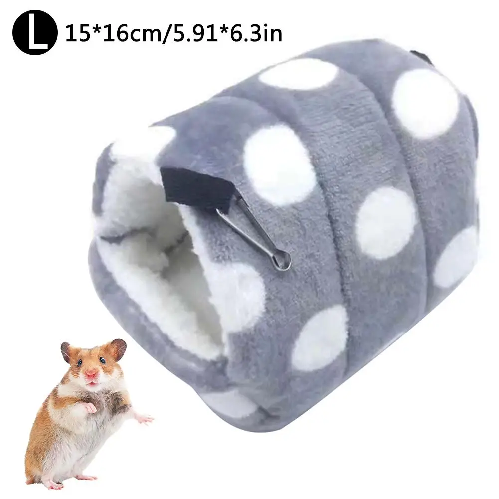 Gray15x16 Хомяк гамак теплое Гнездо Спальный Мешок шиншилл маленький питомец хлопок гнездо кровать для питомца - Цвет: Gray15x16