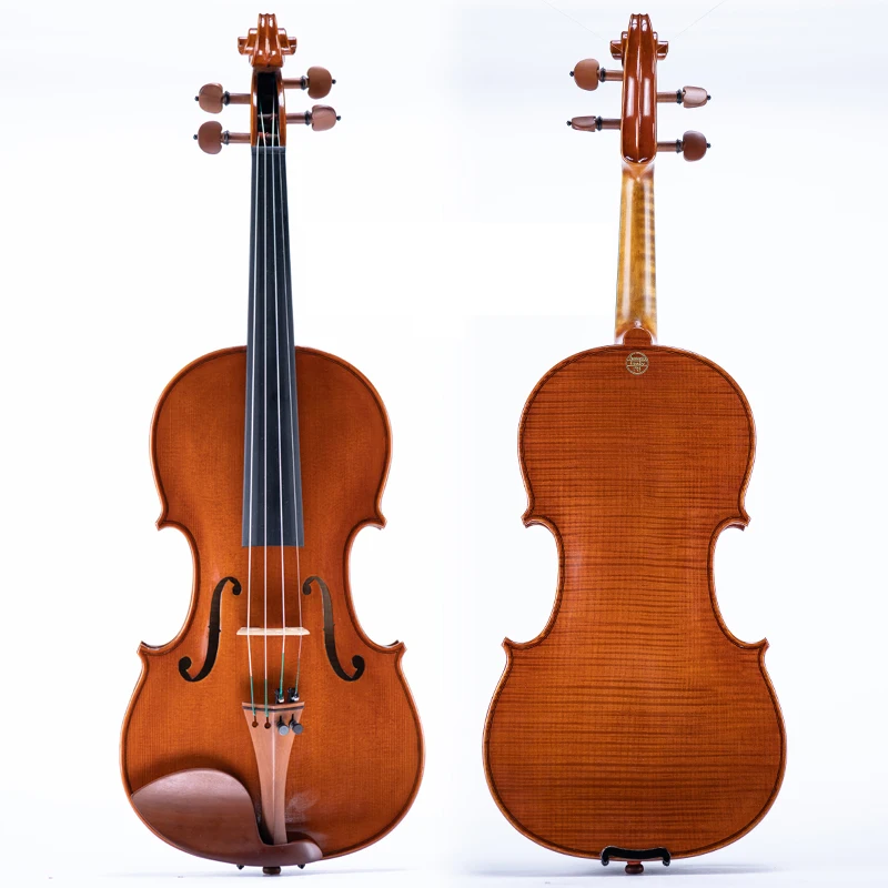 Ручной работы 4/4 Stradivarius Cremonese 1715 Скрипки модели, античная лак, Скрипки чехол Скрипки лук - Цвет: 04