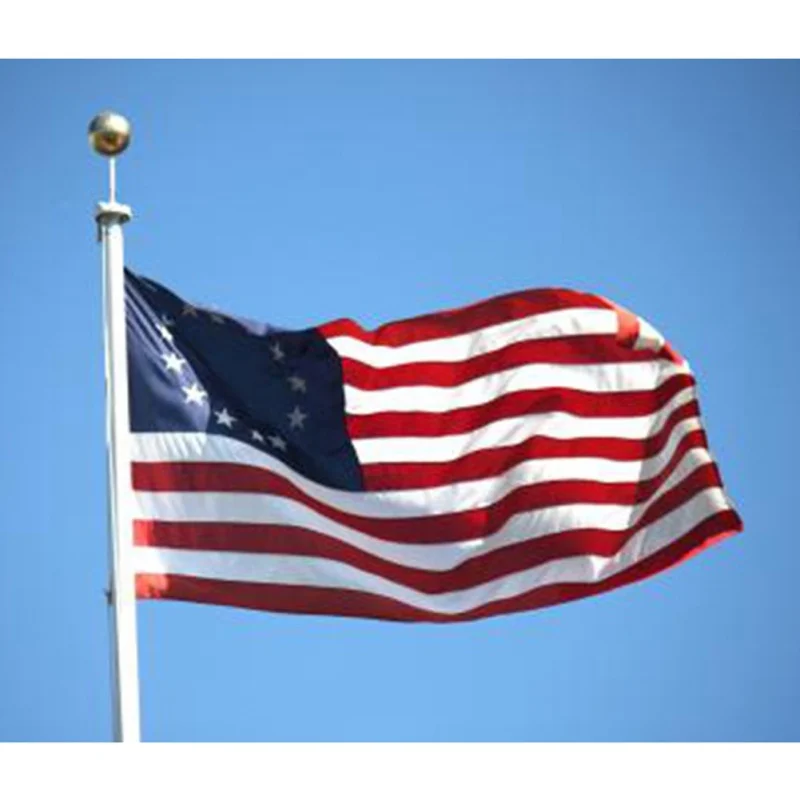Американский Betsy Ross флаг 13 звезд США старинный lag полиэстер полоса украшение