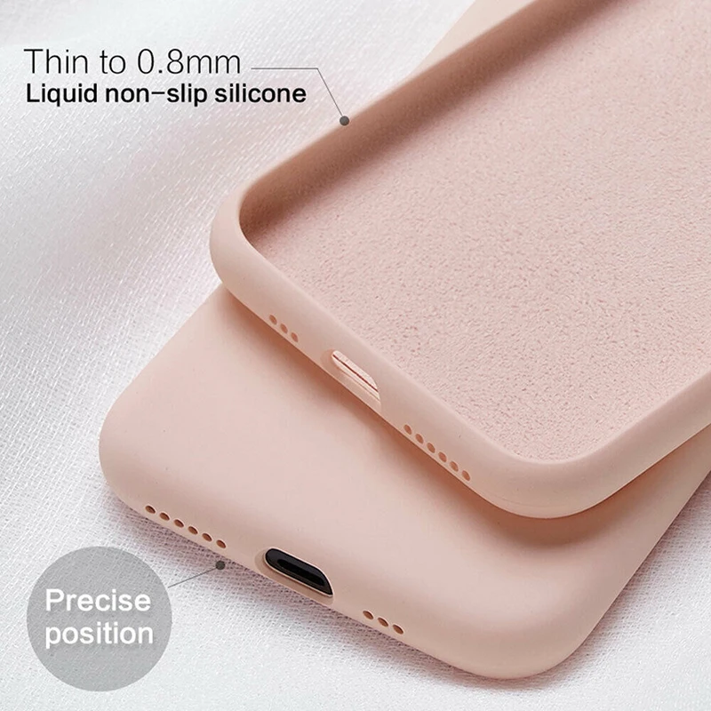Силиконовый чехол для iPhone 11 Pro X XR XS Max 6 6s 7 8 Plus прозрачные чехлы противоударный