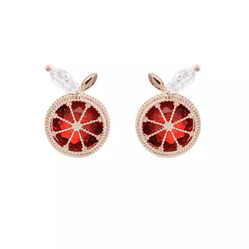 SWA RO модные очаровательные Новые Классические циркониевые высококачественные женские европейские и американские модные трендовые модные серьги-гвоздики