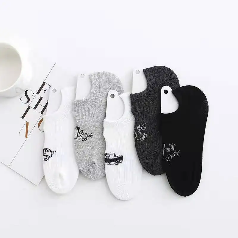 Новые осенние детские носки хлопковые детские носки-лодочки хлопок носки невидимые носки