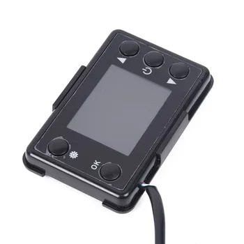 

Black LCD Switch Interior Accessories 12V/24V Monitor Parking Controller