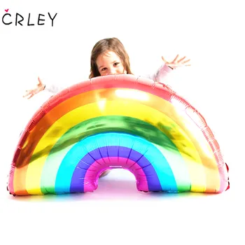 

CRLEY 10pcs Big Rainbow Balloon Top Quality Multi Color Useful LGBT Wedding Decoration Balloons Brand New Supplies Party Decor