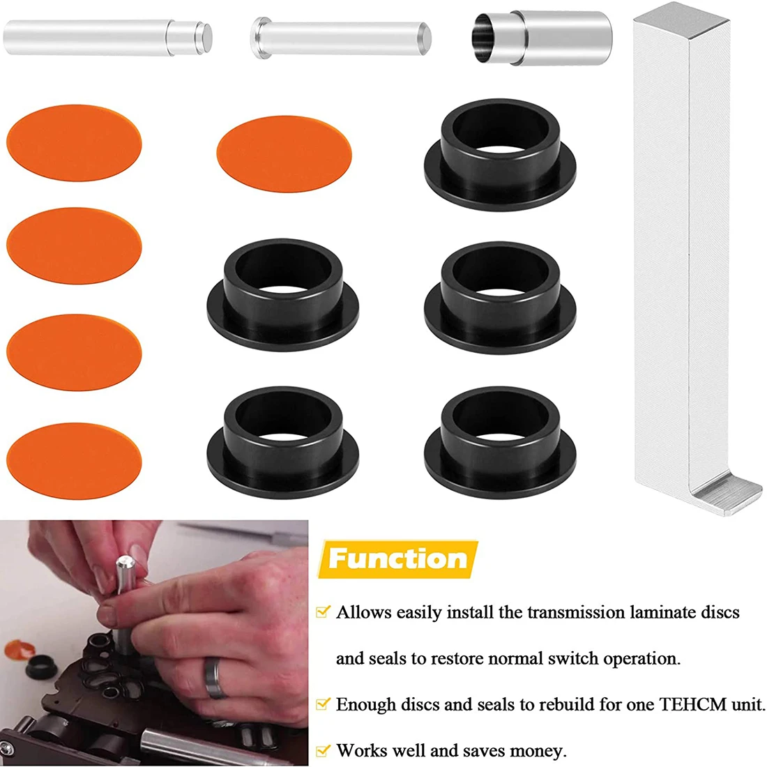 ESUYA Pressure Switch Installation Tool Kit 124740TL30 Fit GM Transmissions 6L45 6L50 6L80 6T70 (Gen 1) 6T75 (Gen 1) pressure switch installation kit
