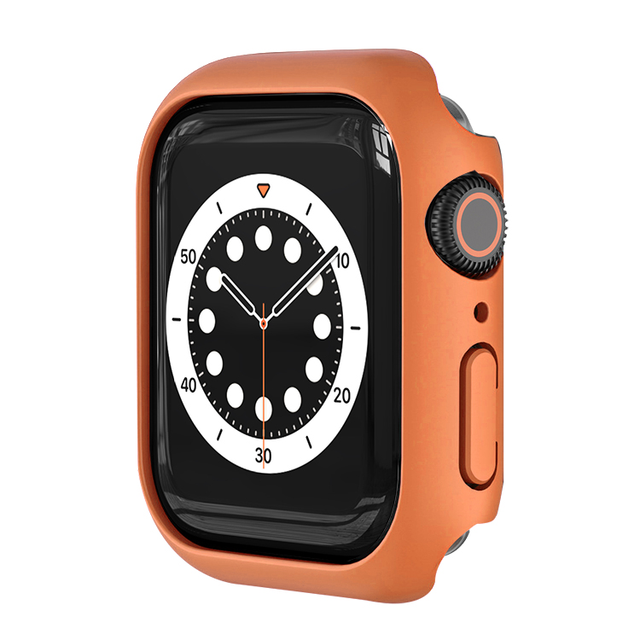 For Apple Watch Case 6 se 5 4 3 44mm 40mm 42mm 38mm Accessories PC Screen Protector bumper iWatch series 7 41mm 45mm Case