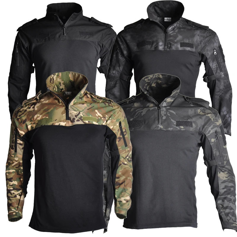 Us Army Clothing Tactical Combat Shirt Military Uniform Tatico Tops Airsoft Multicam Camouflage Hunting Fishing Clothes Mens