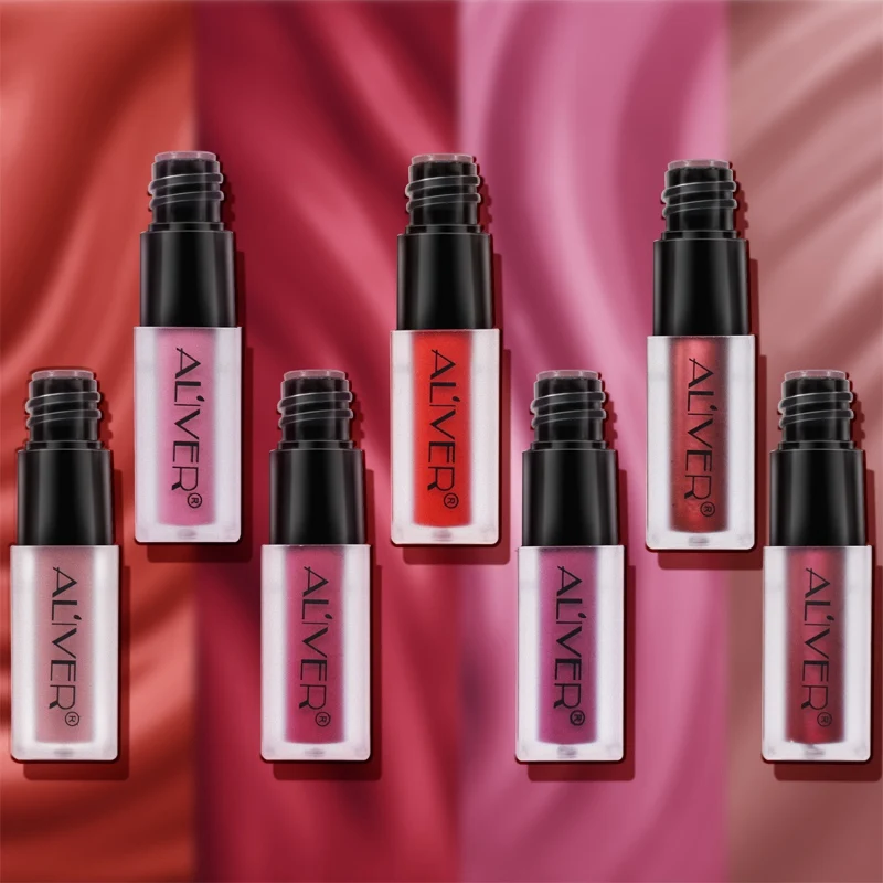 Матовый жидкий блеск для губ Matte Lipsick Log Lastig Водонепроницаемый косметический макияж сохраняет 24 часа блеск для губ увлажняющий крем. w