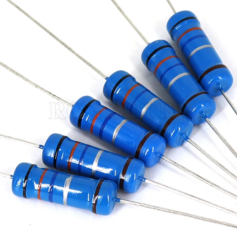 20pcs 3W 1%Metal Film Resistor 0.1R-4.7MR ohm DIP resistance Watts3 Precision1 Various specifications are available resistencias