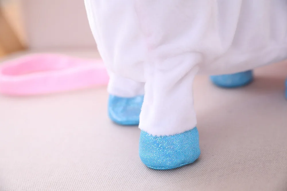 Shinning walking Unicorn doll cute electric pony plush toy children stuffed toy doll high quality birthday gift for kids