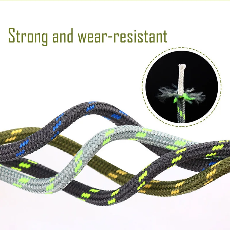 

Classic Solid Round Outdoor Walking Shoelaces Durable Polyester Polka Dot Shoe Laces Hiking Shoes Boot Sneaker Shoelace 12Colors