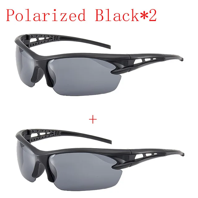 New 2 Pack Polarized Car Night Vision Goggles Sunglasses Night Driver Driving Goggles Unisex UV400 Glasses Auto Parts Polarized Black C