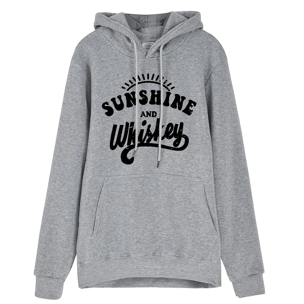 

Hillbilly 2019 hoodie men harajuku new Spring autumn sunshine and whiskey letter printed casual hoodies Cotton streetwear men