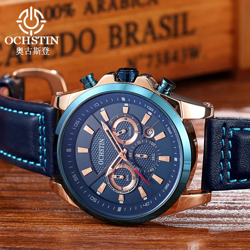 

Ochstin/Augustus Deng 065 Hot Selling Multi-functional Quartz Sports Watch Waterproof Non-Mechanical Wrist Watch
