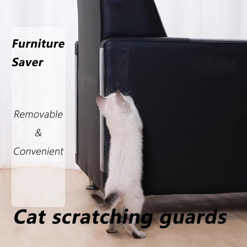 Gato juguetes Anti-arañazos pegatinas para muebles protección juego sofá garra punto película Gato cosas gato UÑAS DE PREVENCIÓN