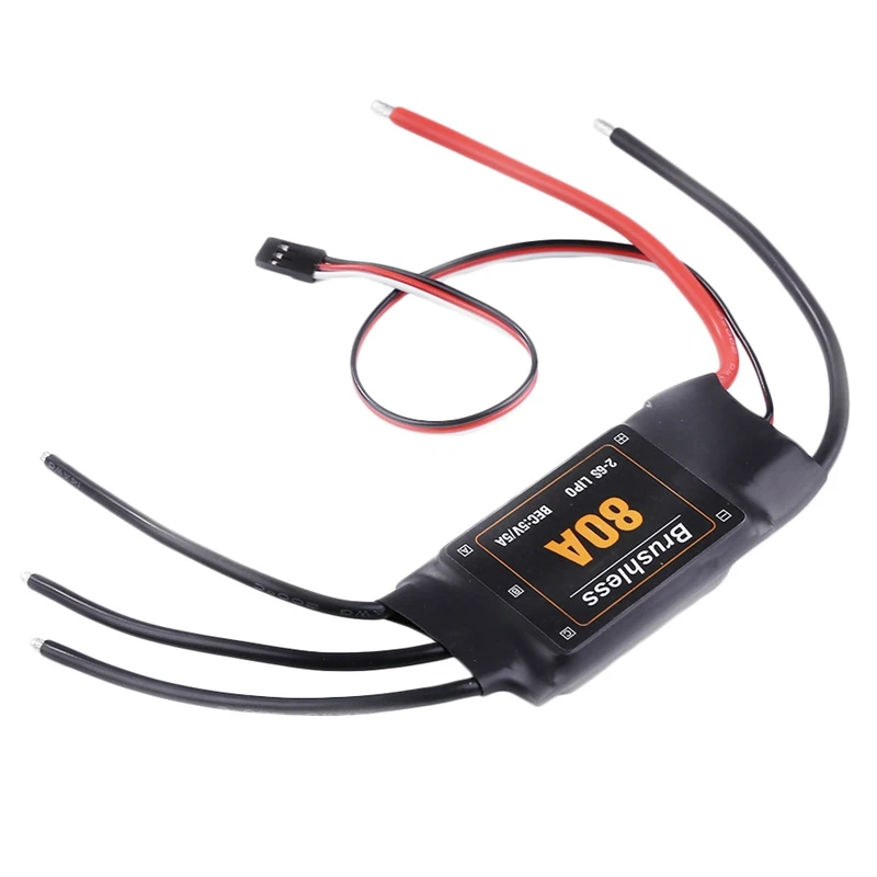ABKT-80A ESC BEC 2-6S Lipo регулятор скорости с UBEC для RC самолетов вертолет