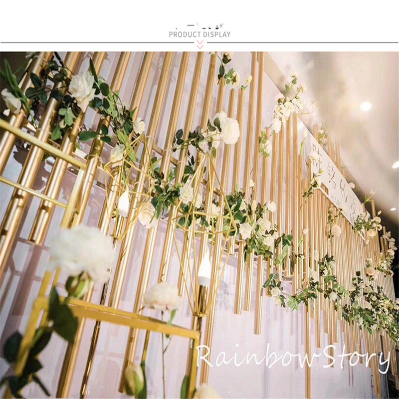 

2PCS Wedding props road lead frame PVC Variety curved ornaments T stage wedding decoration scene layout