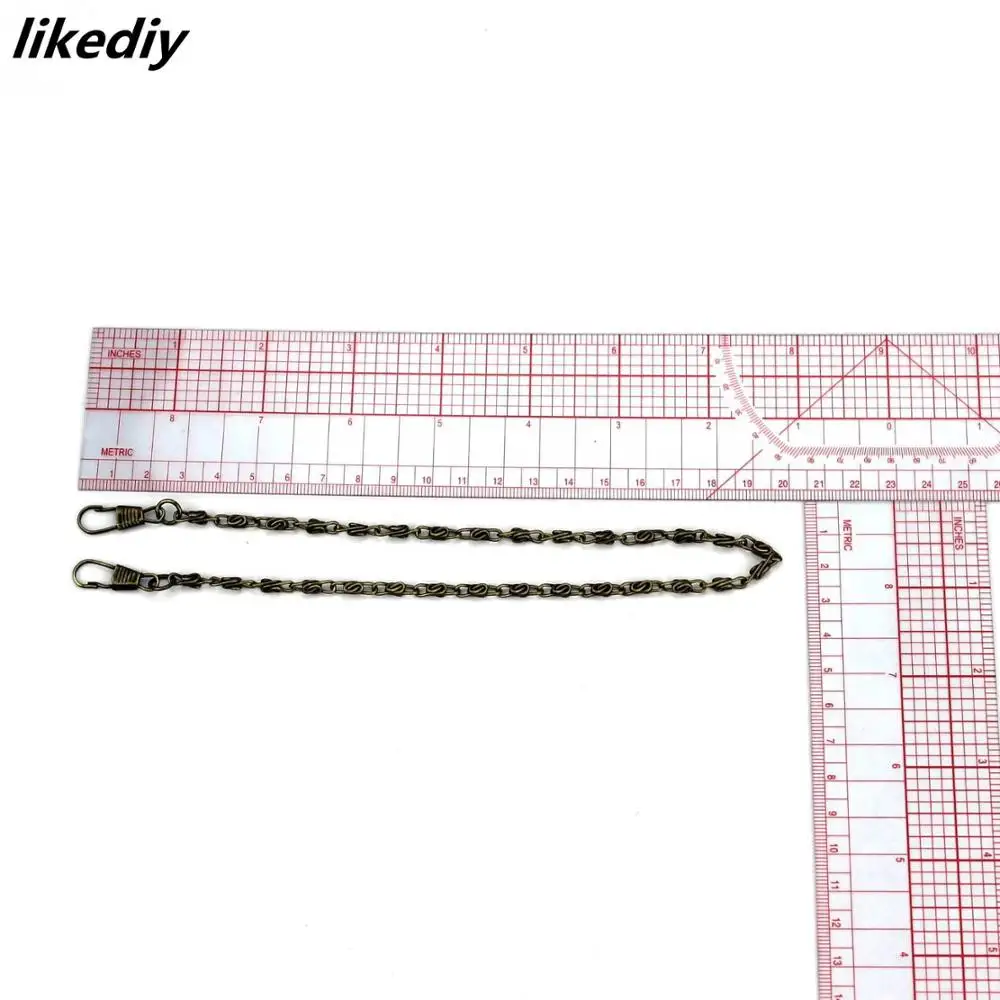 20 шт./лот металлическая цепочка для кошельков/сумок под бронзу золотистое