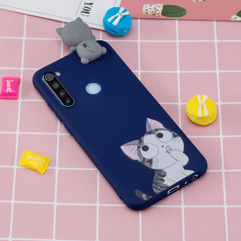 Redmi 8 8A Xiaomi Redmi Note 8T чехол 3D Kawaii панда Единорог силиконовый мягкий чехол для Funda Xiaomi Redmi Note 8 Pro Чехол для женщин