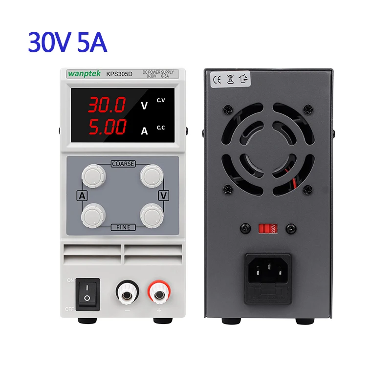 KPS305D Импульсный регулируемый лабораторный мини источник питания постоянного тока KPS303D скамья Регулируемый стабилизатор напряжения для телефона ПК 30 в - Цвет: KPS305D