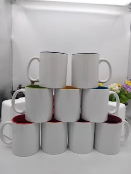

Color inside Ceramic cup DIY photo Ceramic mug DIY photo customize picture gift with Custom Picture LOGO Text printing souvenir