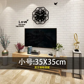 

Simple Living Room Wall Clock Modern Design Nordic Wall Clock Luminous Creative Reloj Pared Home Decoration Watch Decor AA60ZB