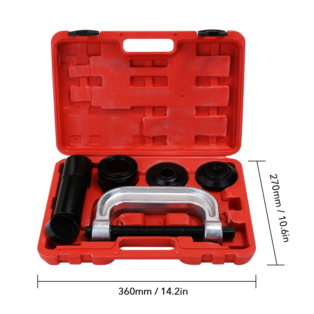 

10PCS Drive Ball Joint Remover Car Repairing Tools Case Frame Press Service Kit Set Installation Tool Portable Toolbox Tool Set