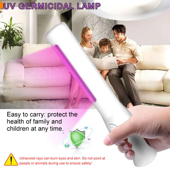 

Multifunction Disinfectant Antibacterial Lamp Remove Mites Battery Charging Battery Charging Light 3W Light Small UV Lamp