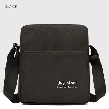 

PinShang Men Bag Nylon Shoulder Bag Small Waterproof Diagonal Bag Zipper Business Bag
