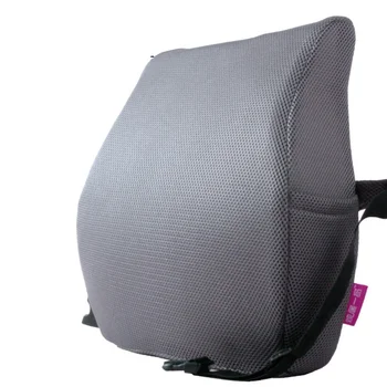 

1PC Back Pillow for Chair Ergonomic Design Mesh Fabric Memory Foam Multiple Colour Cushion Pocket Design Christmas Gift Pillow