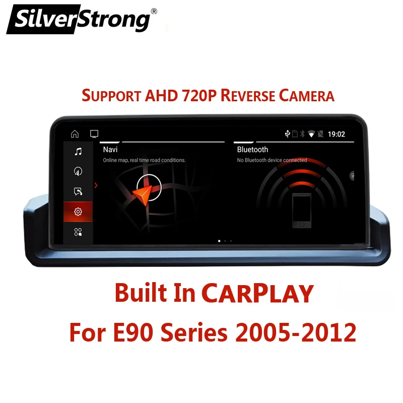 720P поддержка AHD Android 10 Автомобильный GPS для BMW E60 E90 318 320 525 530 мультимедийный экран