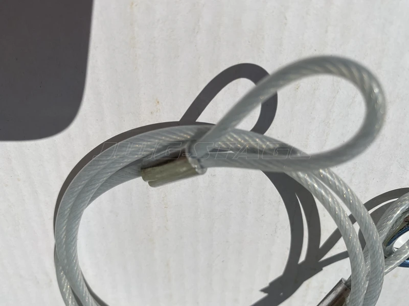 Câbles Sécurité LAICCUM Acier Inoxydable 68 Kg - Lot De 10 X 61 Cm | Pour Éclairage Scène DJ