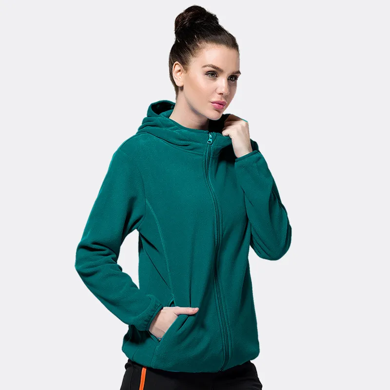 price reduction  2019 New Women Winter Fleece Jackets Fashion Windproof Hoodies Ladies Long Sleeve Warm Jackets Coat