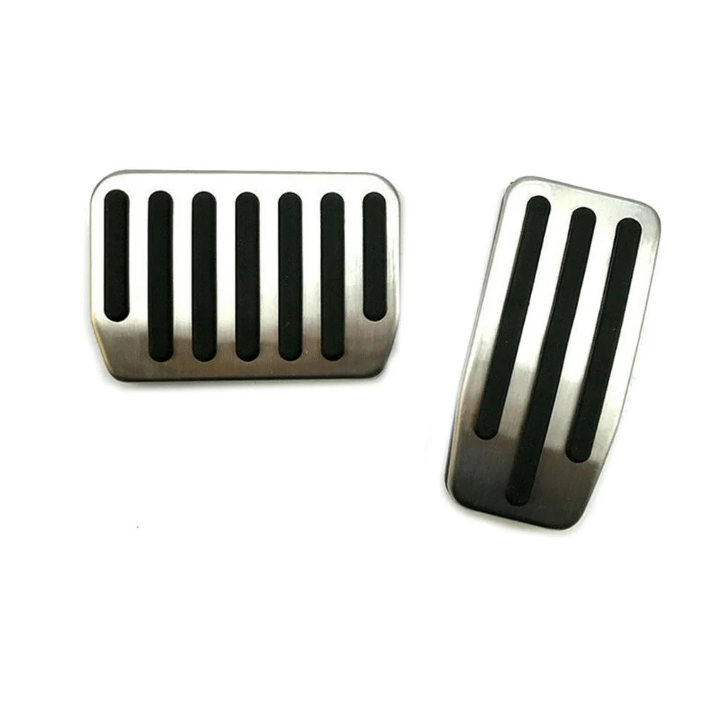 2pcs Car Interior Throttle Brake Pedals Aluminum& Rubber Non-Slip Car Styling For Tesla Model 3 Car Accelerator Pedal