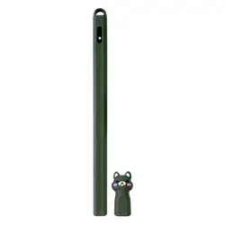 Luva protetora bonito portátil confortável toque caneta stylus silicone capa protetora caso capa protetora
