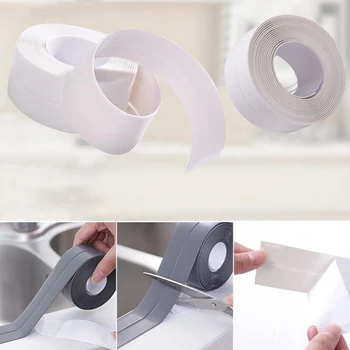 

Sealing Strip Rubber Kitchen Bathroom Waterproof Sealant Tape Mildew Resistant Self Adhesive Toilet Gap Corner Line Sticker