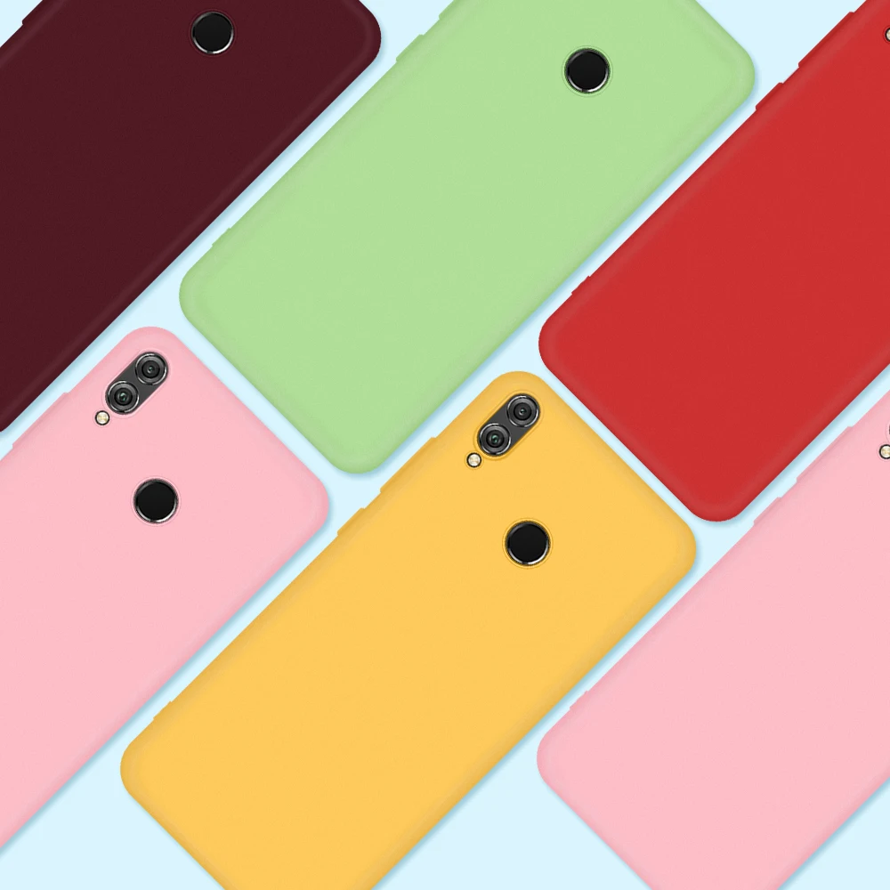 Мягкий чехол карамельного цвета для Huawei Honor 20 Pro 10 9 Lite 10i 8X Nova 5 5i 4e P Smart Plus 2019 P30 P20 Mate