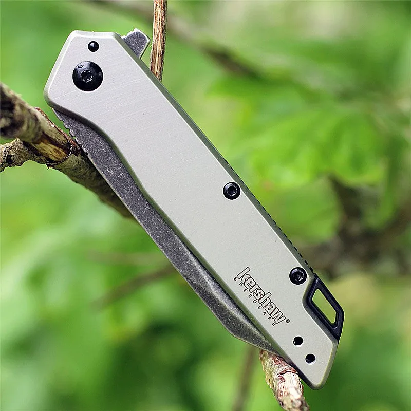 Новейший качественный складной нож Kershaw 1365 EDC, ручка из нержавеющей стали с 4cr13mov стальным лезвием, Карманный Походный нож, инструменты