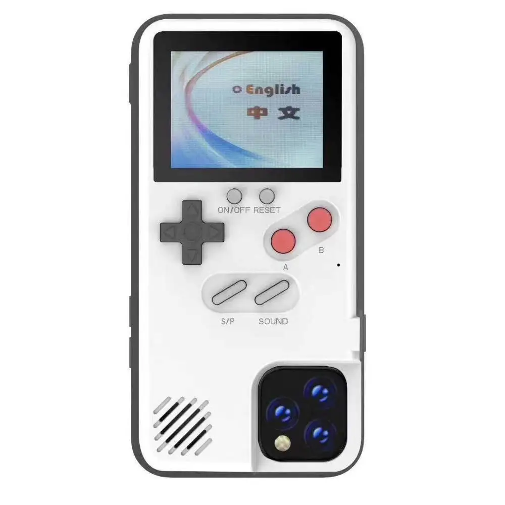 Полноцветный дисплей 36 Классическая игра для HUAWEI P20 P30 mate20 PRO fo samsung S10 чехол для телефона Game boy мягкий силиконовый чехол - Цвет: Белый