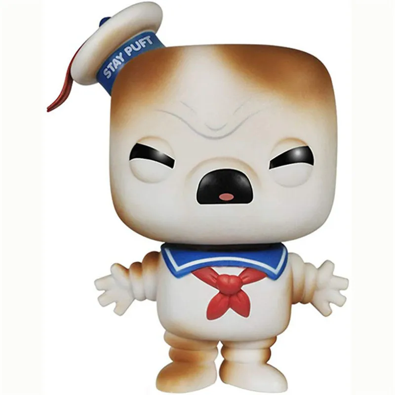 New Vintage Ghostbusters Figures Toys Stay Puft Marshmallow Man Smile Anger Sailor Figuras Dolls Brinquedos Kids Cosplay Gift 10cm (2)