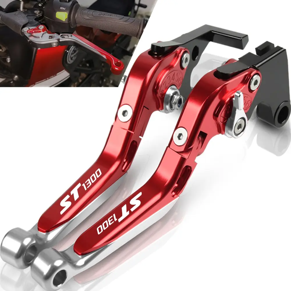 Levier CNC Bleu Pour Honda ST1300 Pan European 2003-2007 – Long – Neuf En Boîte
